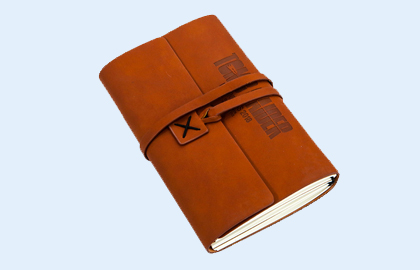  real leather with Kraft paper 